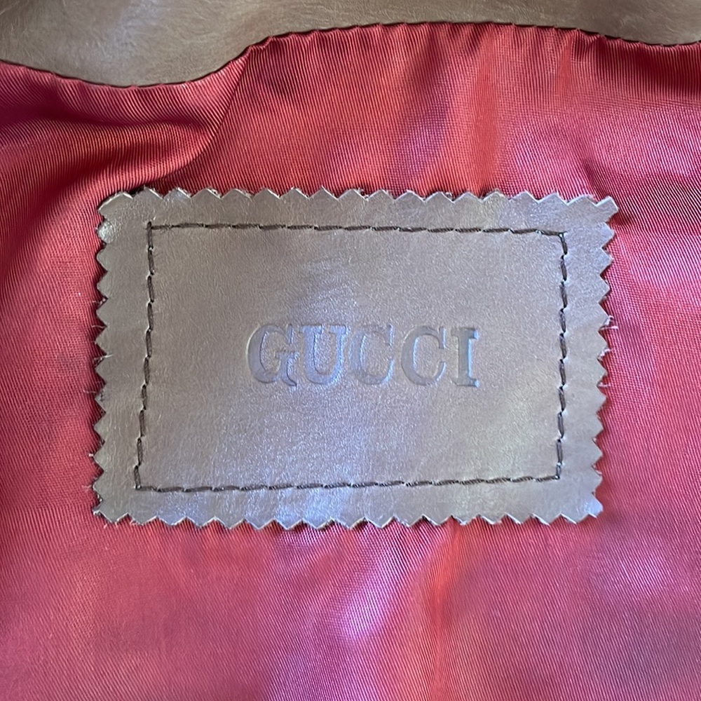 Authentic Vintage Gucci Leather Jacket